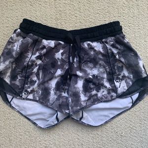 Lululemon shorts with back pocket and draw string